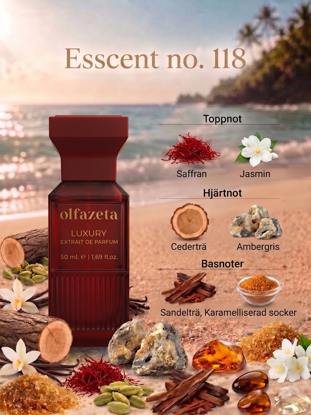 Esscent no. 118 - Inspirerad av Baccarat Rouge 540